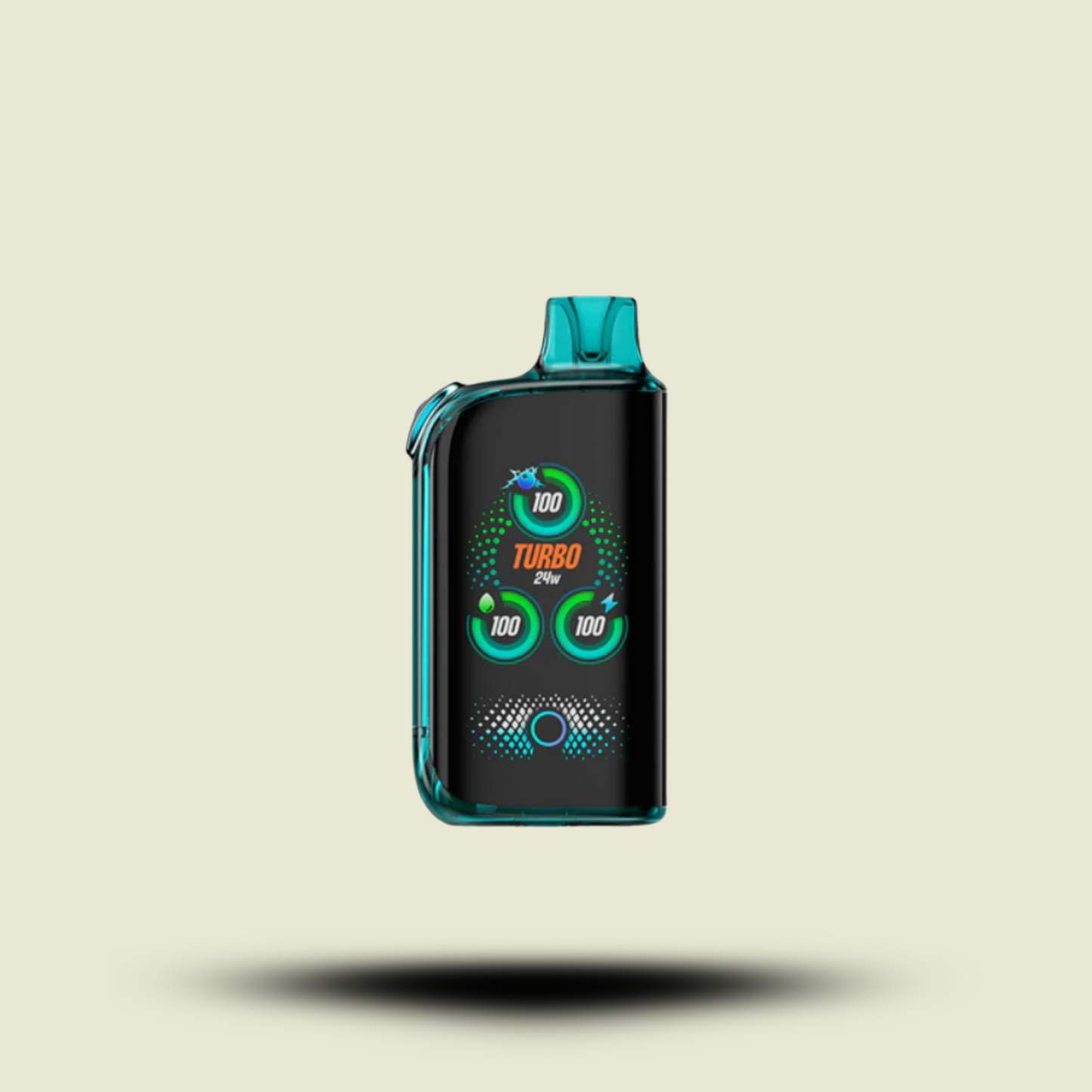 Waka 36k con Menta en un Boton